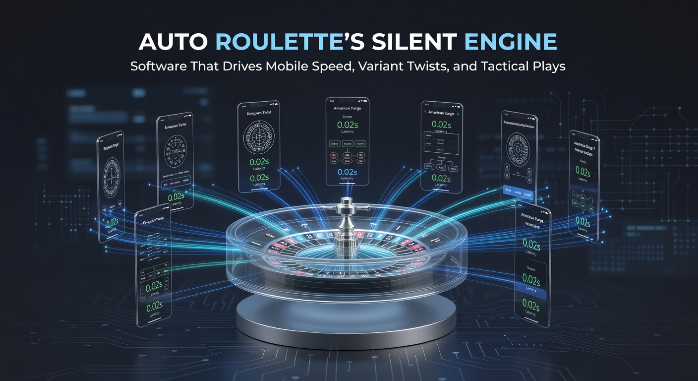Grafische Analyse der Software-Komponenten in Auto Roulette, inklusive RNG, Multiplikatoren und mobiler Schnittstellen