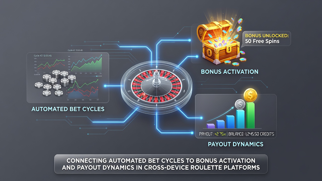 Cross-Device Roulette mit automatisierten Zyklen und Bonus-Synchronisation