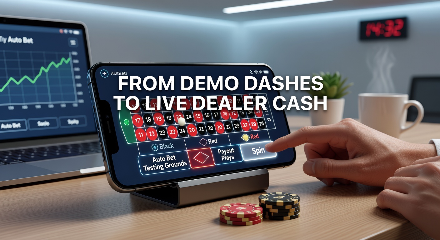 Live Dealer Roulette auf Smartphone mit Auto-Bet aktiviert und laufenden Payouts in Echtzeit