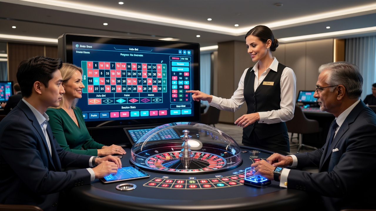 Live-Dealer und automatisierte Steuerung bei mobiler Roulette-Nutzung