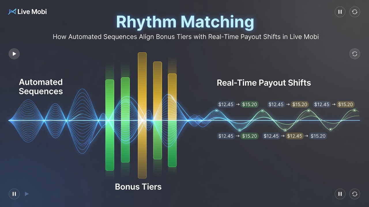 Detailansicht einer mobilen Roulette-App mit sichtbaren Rhythmus-Mustern und Bonus-Indikatoren