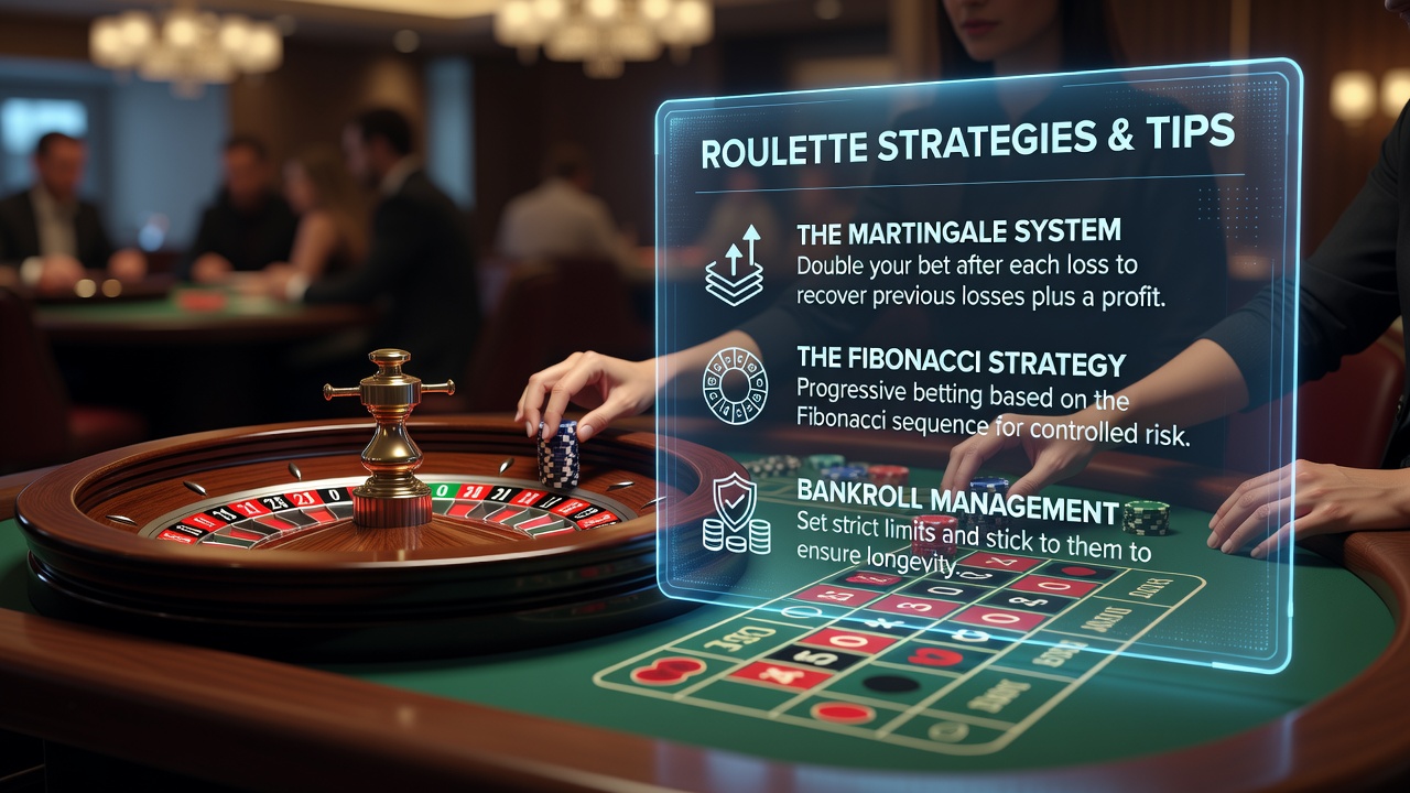 Detaillierte Ansicht von Roulette-Tischen und Strategie-Elementen bei Live- und Auto-Varianten